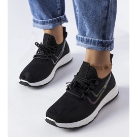 D/GMR Baskets en textile noir McKeylor 1