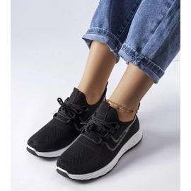 D/GMR Baskets en textile noir McKeylor 2