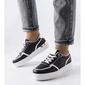 D/GMR Baskets à plateforme noires de Tooele 1