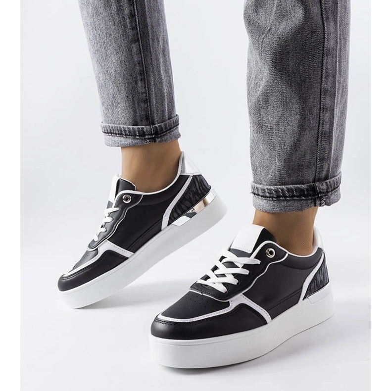 D/GMR Baskets à plateforme noires de Tooele le noir 1