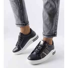 D/GMR Baskets noires ornées de strass Xarles 1