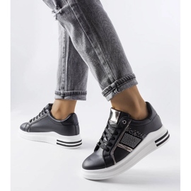 D/GMR Baskets noires ornées de strass Xarles 2