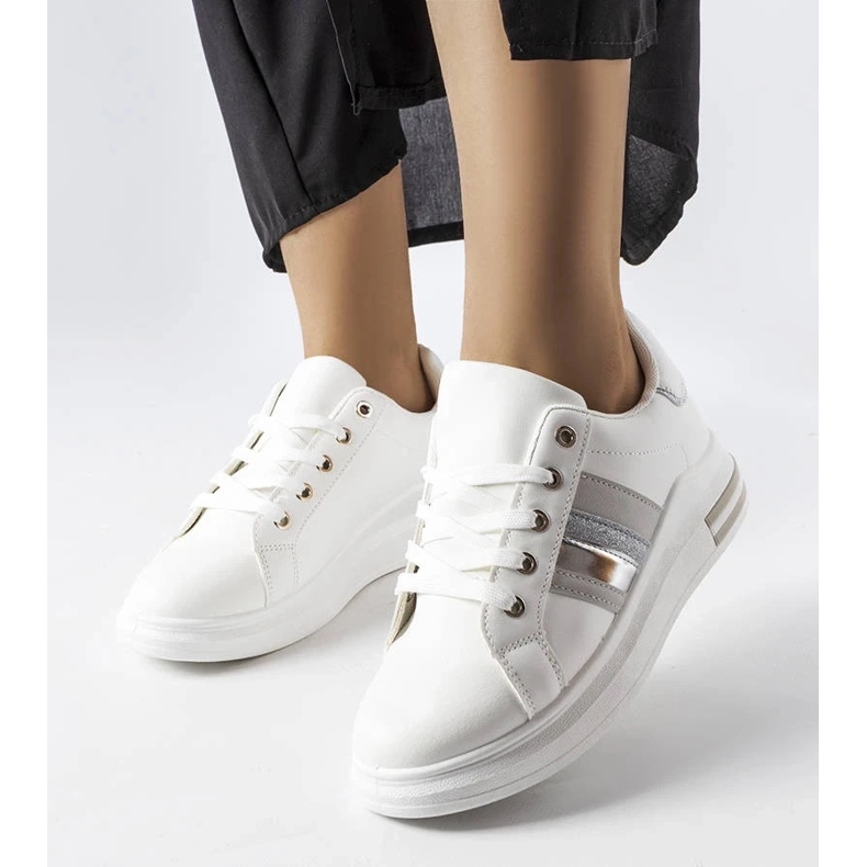 D/GMR Baskets blanches à plateforme Sacaton 1