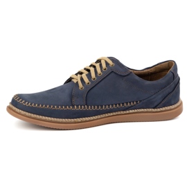 Olivier Chaussures en cuir masculin Modèle décontracté 313gt bleu marine 1 Olivier Chaussures en cuir masculin Modèle décontracté 313gt bleu marine 1