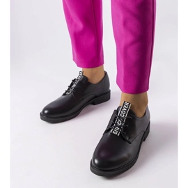 D/GMR Brogues noires à lacets d'Edmonton 2