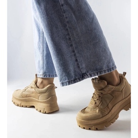 D/GMR Chaussures de sport beige noires mikeladze féminine 2