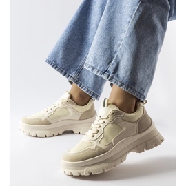 D/GMR Chaussures de sport beige mikeladze féminine 1