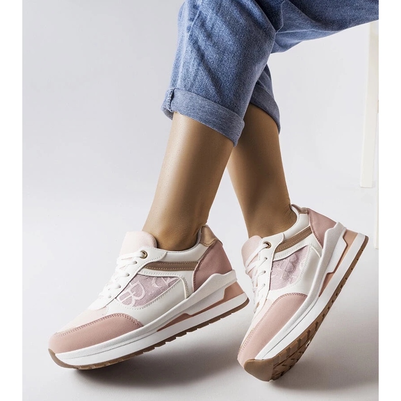 D/GMR Baskets roses avec empiècement à motif de Genovesee 1