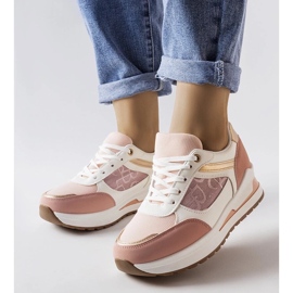 D/GMR Baskets roses avec empiècement à motif de Genovesee 2