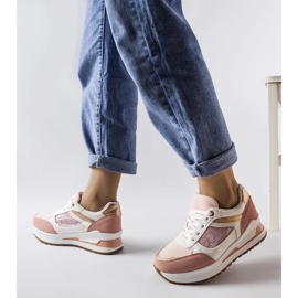 D/GMR Baskets roses avec empiècement à motif de Genovesee 3