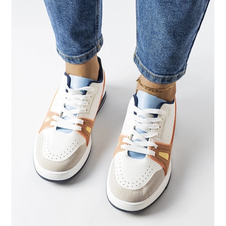 D/GMR Baskets de sport colorées de Willson blanc 2