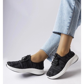 D/GMR Baskets en tissu noir de Tommaso 2