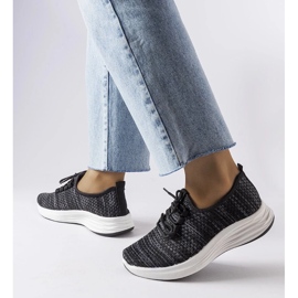 D/GMR Baskets en tissu noir de Tommaso le noir 3