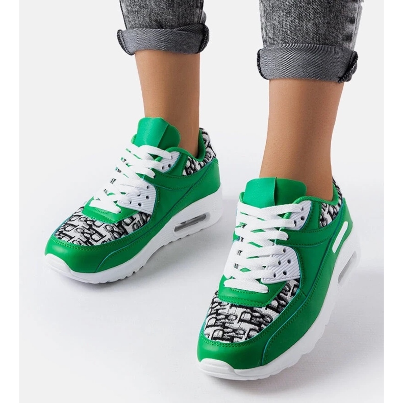 D/GMR Baskets de sport vertes Brattiro 1