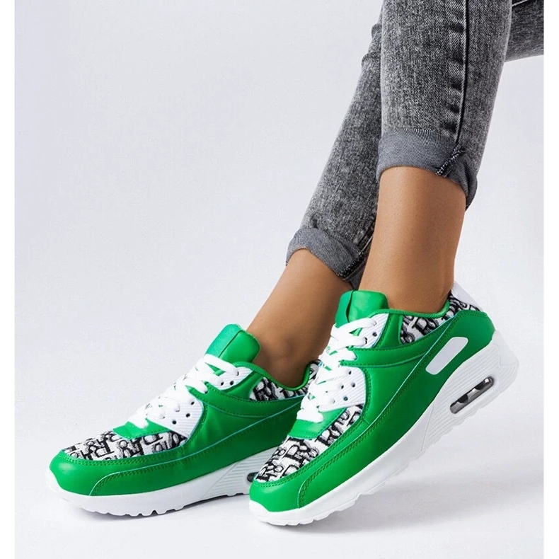 D/GMR Baskets de sport vertes Brattiro 2