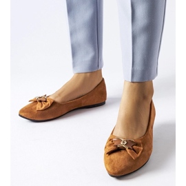 D/GMR Ballerines marron à bout pointu Jetté brun 2