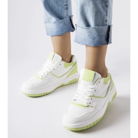 D/GMR Baskets Barrette blanches et vertes 3