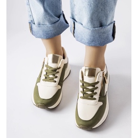 D/GMR Baskets Cecchi blanches et vertes 3