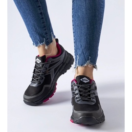 D/GMR Baskets Aqua Shell noires LCJ-22-01-1370L 2