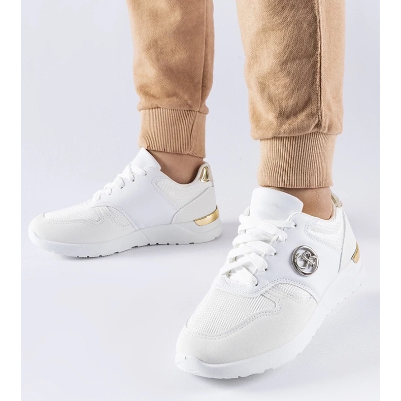 D/GMR Baskets de sport Almenno blanches 1