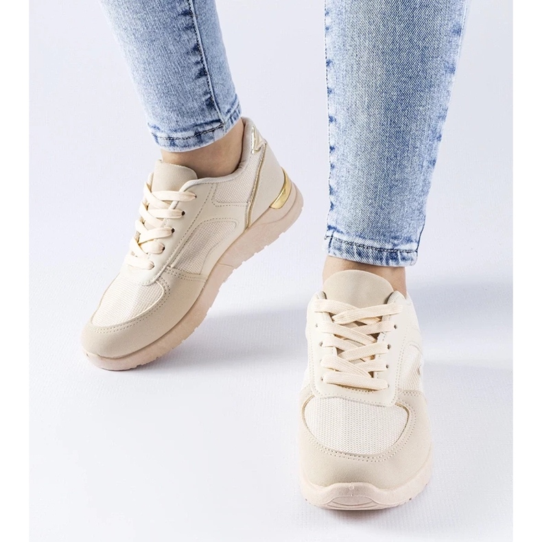 D/GMR Chaussures de sport pour femmes Gallo beige 2