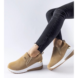 D/GMR Baskets compensées Vitale beige foncé 3