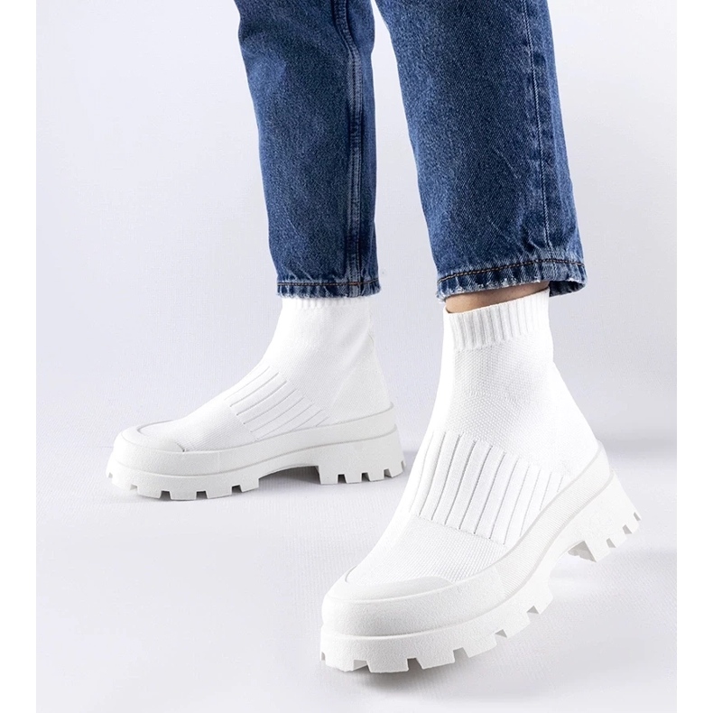 D/GMR Baskets blanches à tige souple Varden 1