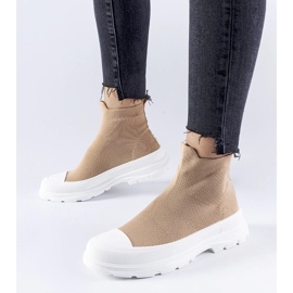 D/GMR Baskets marron à tige élastique de Gadbois brun 1