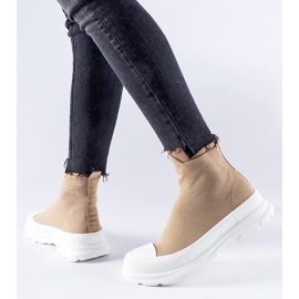 D/GMR Baskets marron à tige élastique de Gadbois brun 2