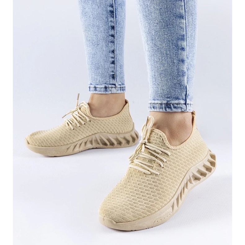 D/GMR Baskets en tissu beige de Derek 1