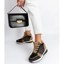 D/GMR Baskets compensées Chestnut noires le noir 3