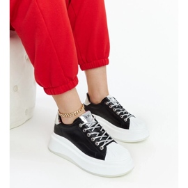 D/GMR Baskets plateforme noires Goe NN2N4034 1