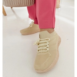 D/GMR Baskets en tissu beige par Ornella 1