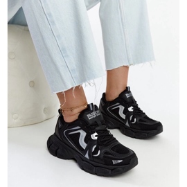 D/GMR Baskets noires à semelle massive jacobine 1