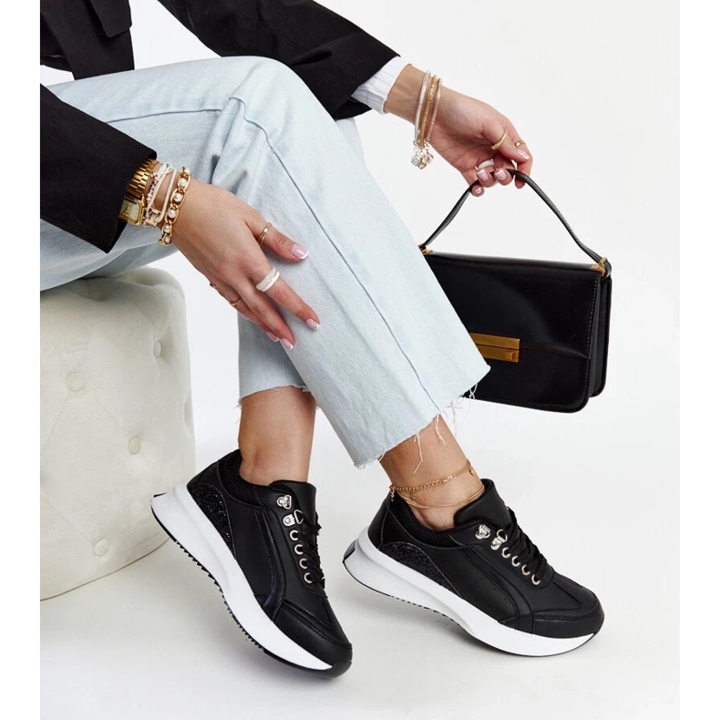 D/GMR Baskets à plateforme Taima noires le noir 1