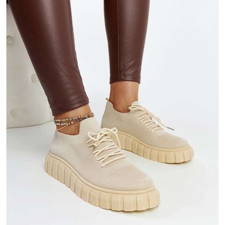 D/GMR Baskets de sport Jitka beige clair 1