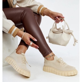 D/GMR Baskets de sport Jitka beige clair 2
