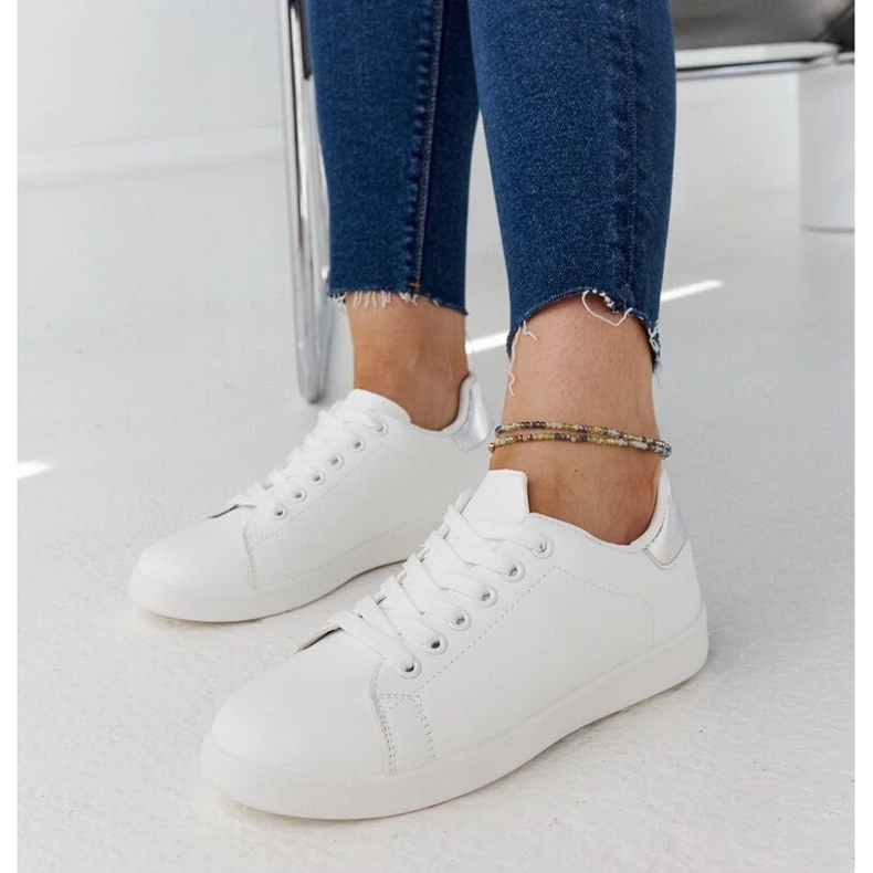 D/GMR Baskets à plateforme blanches par Hagosa 2