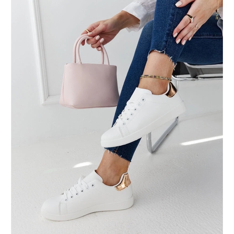 D/GMR Baskets à plateforme Birikti blanches 2