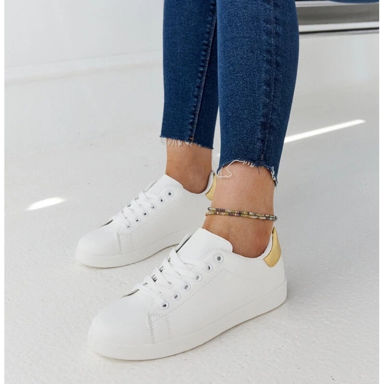 D/GMR Baskets à plateforme Birikti blanches 1