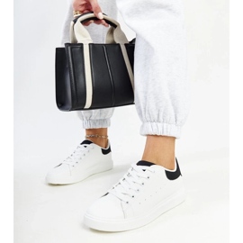 D/GMR Baskets en noir et blanc sur la plate-forme Ariam blanche 3