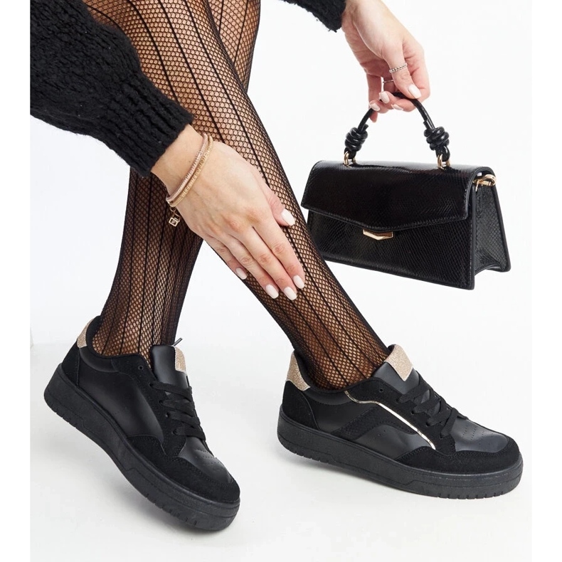 D/GMR Baskets à plateforme Walda noires le noir 2