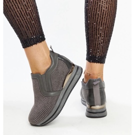 D/GMR Baskets compensées Cadelaria gris foncé 5