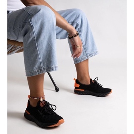 Baskets femme Cross Jeans en tissu noir le noir 1