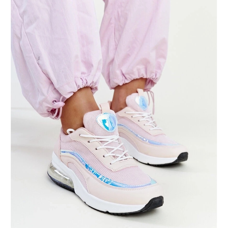 Baskets roses avec hologramme Jelek 1 Baskets roses avec hologramme Jelek 1