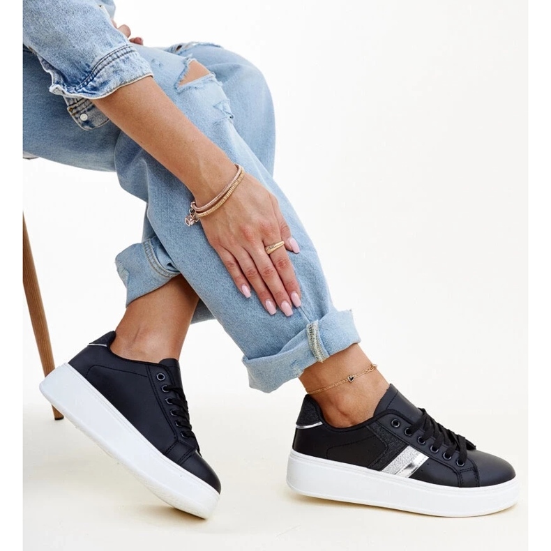 Baskets Basmalia noires le noir 1