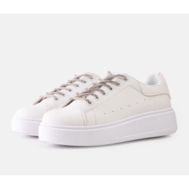 D/CEO Baskets blanches avec décoration Asmait accrocheuse 1