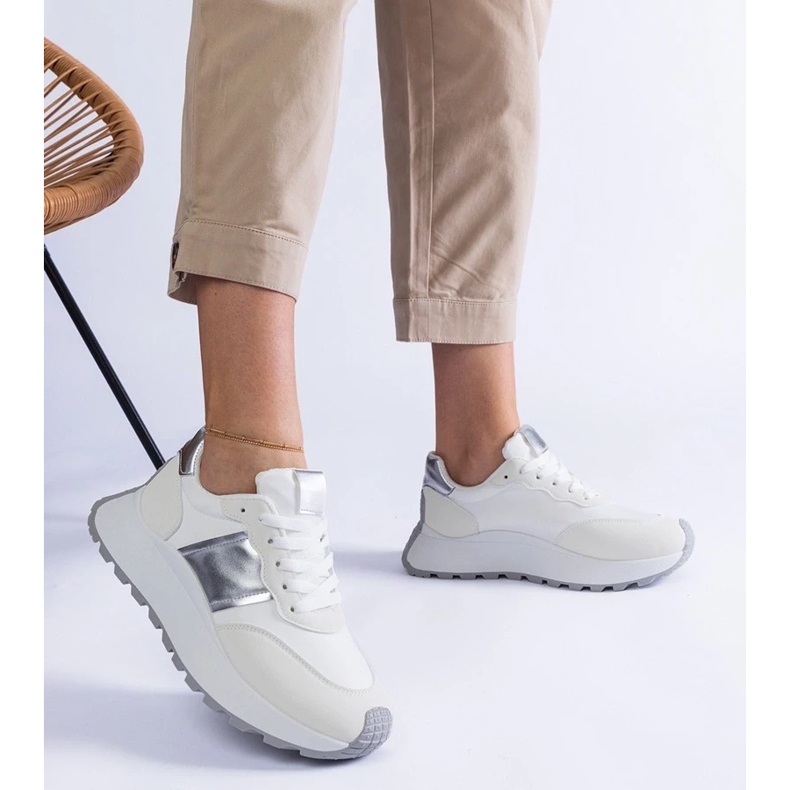 D/CEO Baskets à plateforme Cremorna blanches 2 D/CEO Baskets à plateforme Cremorna blanches 2