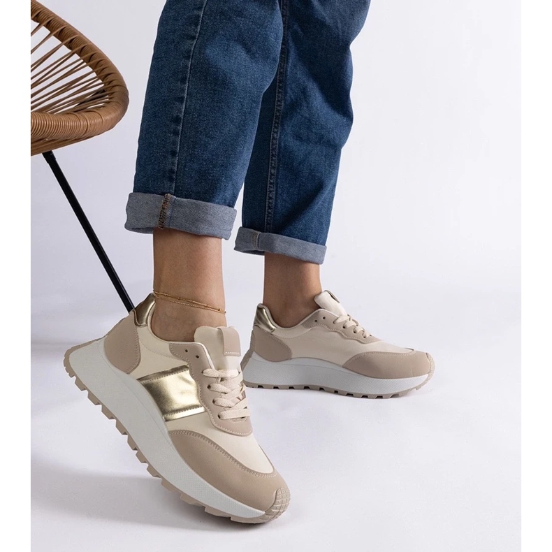 D/CEO Baskets à plateforme Cremorna beiges 2