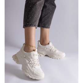 D/CEO Baskets de sport beiges à semelle massive Roxana 2